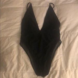 Black One Piece Swimsuit